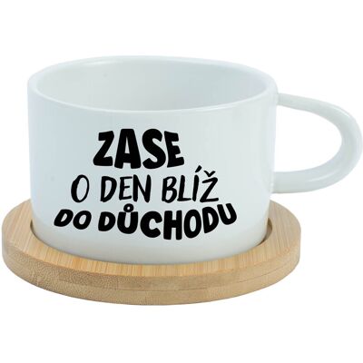 Giftela MOHOL BY som byť milý, ale nechcem - biely hrnček s makrónkou 200 ml Giftela MOHOL BY som byť milý, ale nechcem - biely hrnček s makrónkou 200 ml