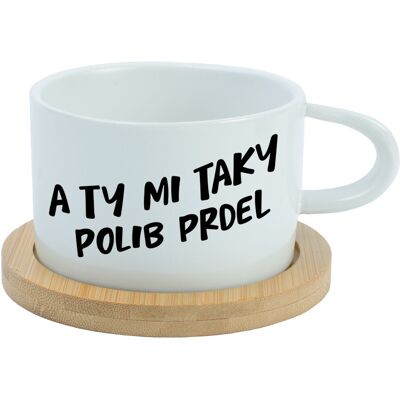Giftela A TY MI TAKY POLIB PRDEL - biely hrnček makrónka 200 ml Giftela A TY MI TAKY POLIB PRDEL - biely hrnček makrónka 200 ml