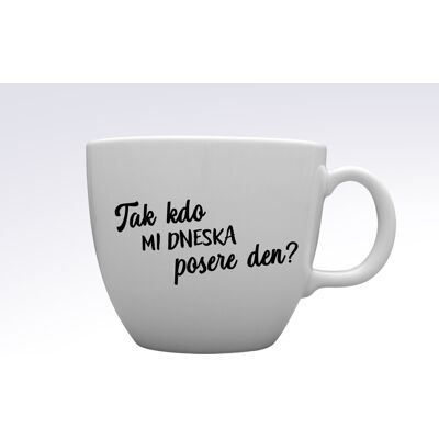Giftela SO WHO WILL SAVE MY DAY TODAY? - MEGA XXL keramický hrnček 1000 ml Giftela SO WHO WILL SAVE MY DAY TODAY? - MEGA XXL keramický hrnček 1000 ml