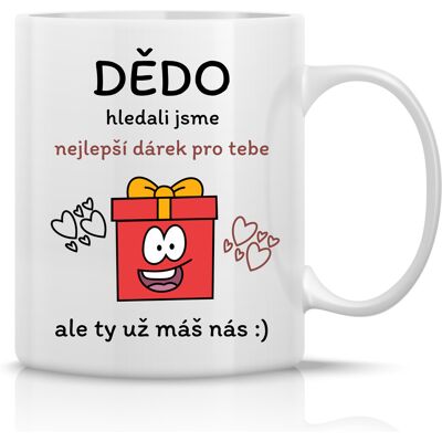 Giftela NAJLEPŠÍ DARČEK PRE DIEŤA - klasický biely keramický hrnček 300 ml Giftela NAJLEPŠÍ DARČEK PRE DIEŤA - klasický biely keramický hrnček 300 ml