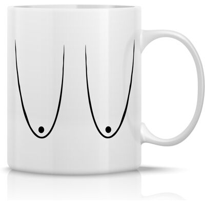 Giftela PRSA (VEĽKÝ) - klasický biely keramický hrnček 300 ml Giftela PRSA (VEĽKÝ) - klasický biely keramický hrnček 300 ml