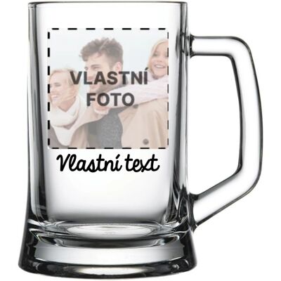 Giftela Personalizovaný pohár na pivo s fotografiou Giftela Personalizovaný pohár na pivo s fotografiou