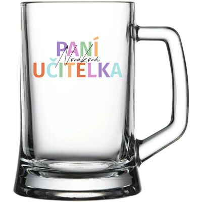 Giftela Personalizovaný pohár na pivo pre pani učiteľku/pána učiteľa Giftela Personalizovaný pohár na pivo pre pani učiteľku/pána učiteľa