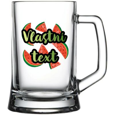 Giftela Personalizovaný pohár na pivo s letným ovocím Giftela Personalizovaný pohár na pivo s letným ovocím