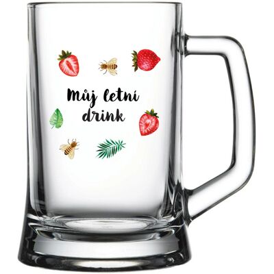 Giftela Personalizovaný pohár na pivo s letným mixom Giftela Personalizovaný pohár na pivo s letným mixom