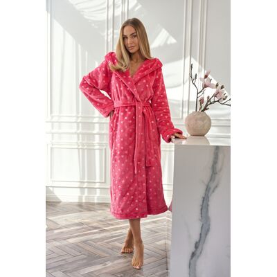 L&L DÁMSKY DLHÝ ŽUPAN 2551 Raspberry XL L&L DÁMSKY DLHÝ ŽUPAN 2551 Raspberry XL