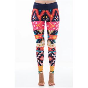 Dámske fitness legíny Six Deuce Aztec - multicolor - Litex M Dámske fitness legíny Six Deuce Aztec - multicolor - Litex M
