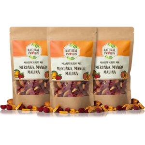 Natural Protein Mrazem sušený mix meruňka, mango, malina 3 kusy Natural Protein Mrazem sušený mix meruňka, mango, malina 3 kusy