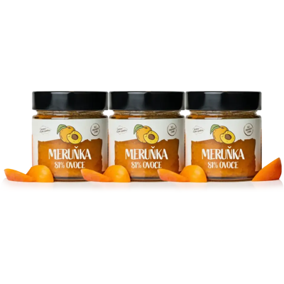 Natural Protein Marhuľový džem 3 kusy Natural Protein Marhuľový džem 3 kusy