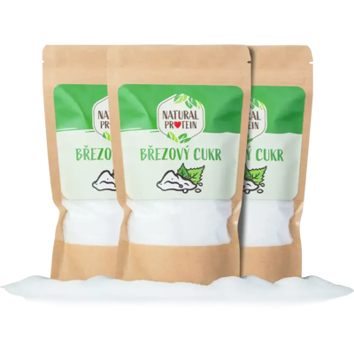Natural Protein Brezový cukor 3 kusy Natural Protein Brezový cukor 3 kusy