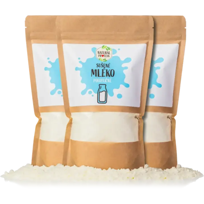 Natural Protein Sušené polotučné mlieko 3 kusy Natural Protein Sušené polotučné mlieko 3 kusy