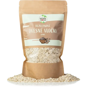 Natural Protein Ovesné vločky bezlepkové jemné 5 kusů Natural Protein Ovesné vločky bezlepkové jemné 5 kusů