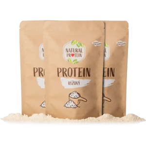 Natural Protein Rýžový protein 3 kusy Natural Protein Rýžový protein 3 kusy