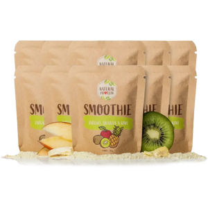 Natural Protein Smoothie Ananás + Kivi + Jablko 10 kusov Natural Protein Smoothie Ananás + Kivi + Jablko 10 kusov