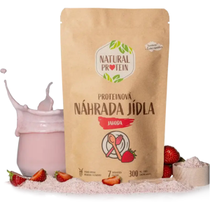 Natural Protein Náhrada jedla Jahoda 1 kus Natural Protein Náhrada jedla Jahoda 1 kus