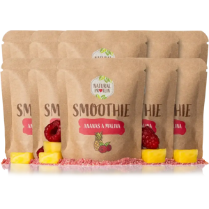 Natural Protein Smoothie Ananas + Malina 10 kusů Natural Protein Smoothie Ananas + Malina 10 kusů