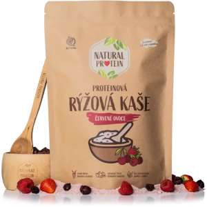 Natural Protein Proteínová ryžová kaša Červené ovocie 1 kus Natural Protein Proteínová ryžová kaša Červené ovocie 1 kus