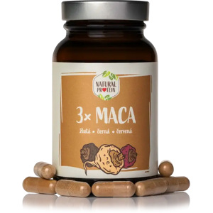 Natural Protein 3x Maca (60 kapslí) 1 kus Natural Protein 3x Maca (60 kapslí) 1 kus