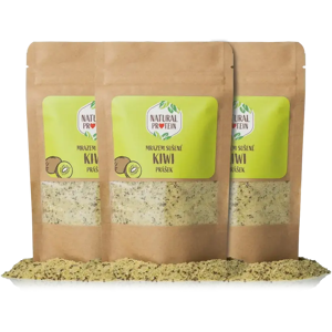 Natural Protein Mrazom sušené kiwi prášok 3 kusy Natural Protein Mrazom sušené kiwi prášok 3 kusy