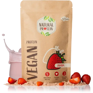 Natural Protein Vegánsky proteín Jahoda 1 kus Natural Protein Vegánsky proteín Jahoda 1 kus