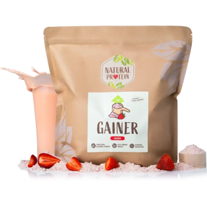 Natural Protein Gainer Jahoda 1 kus Natural Protein Gainer Jahoda 1 kus