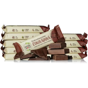 Natural Protein Proteínová tyčinka s kolagénom Čokoládová 10 kusov Natural Protein Proteínová tyčinka s kolagénom Čokoládová 10 kusov