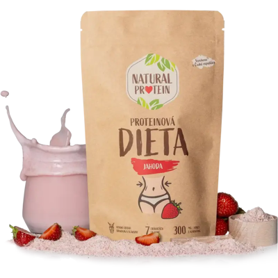 Natural Protein Proteínová diéta Jahoda 1 kus Natural Protein Proteínová diéta Jahoda 1 kus