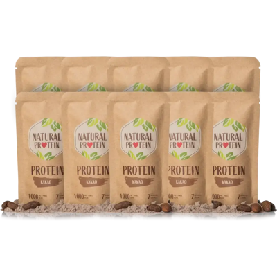 Natural Protein Kakaový proteín (35 g) 10 kusov Natural Protein Kakaový proteín (35 g) 10 kusov