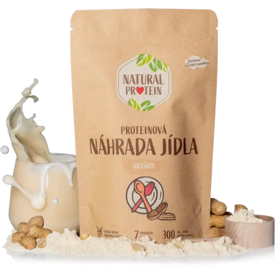 Natural Protein Náhrada jedla Arašidy 1 kus Natural Protein Náhrada jedla Arašidy 1 kus