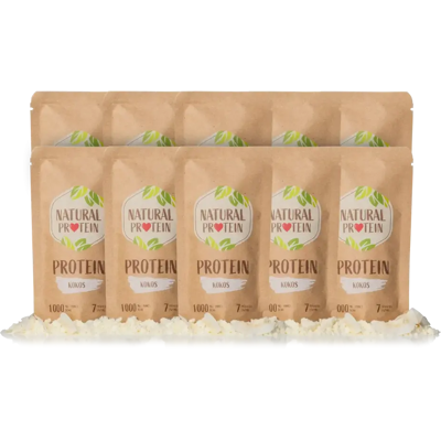 Natural Protein Kokosový proteín (35 g) 10 kusov Natural Protein Kokosový proteín (35 g) 10 kusov
