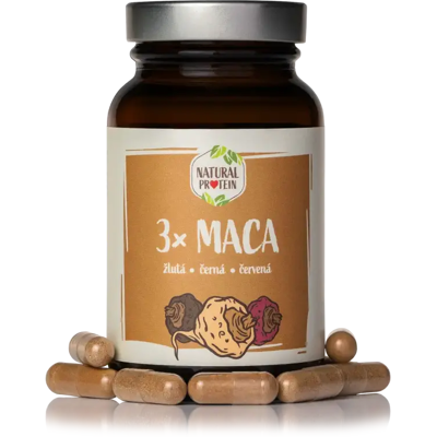 Natural Protein 3x Maca (60 kapslí) 1 kus Natural Protein 3x Maca (60 kapslí) 1 kus