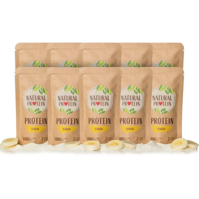 Natural Protein Banánový proteín (35 g) 10 kusov Natural Protein Banánový proteín (35 g) 10 kusov