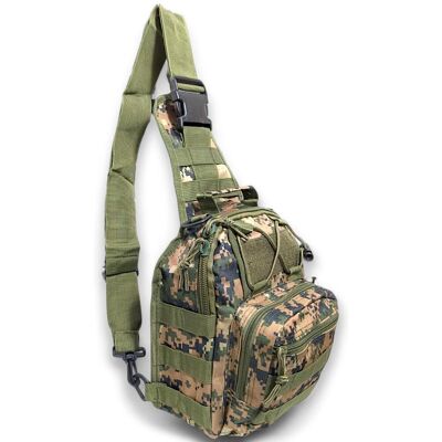 Taška cez rameno Areswer Fastbag digital woodland Taška cez rameno Areswer Fastbag digital woodland