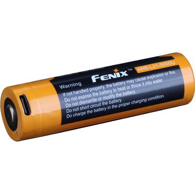 Nabíjacia USB-C batéria Fenix 21700 5000 mAh (Li-ion) Nabíjacia USB-C batéria Fenix 21700 5000 mAh (Li-ion)