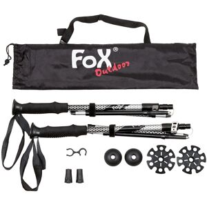 FOX OUTDOOR Skladacie hliníkové trekingové palice Haidel FOX OUTDOOR Skladacie hliníkové trekingové palice Haidel