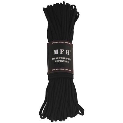 MFH NEMECKO Paracord 30m čierny MFH NEMECKO Paracord 30m čierny
