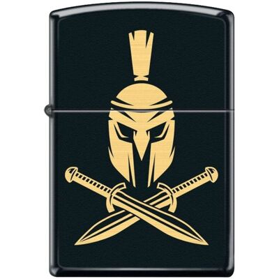Zapaľovač Zippo Helmeth with Crossed Swords Zapaľovač Zippo Helmeth with Crossed Swords