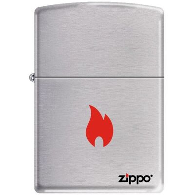 Zapaľovač Zippo Logo Flame Zapaľovač Zippo Logo Flame