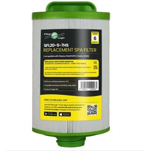 Filter Logic FilterLogic SFL20-5-7-HS filtračné kartuše pre vírivky a SPA (Pleatco PSANT20P3, Unicel 4CH-925, Filbur FC-0126) Filter Logic FilterLogic SFL20-5-7-HS filtračné kartuše pre vírivky a SPA (Pleatco PSANT20P3, Unicel 4CH-925, Filbur FC-0126)