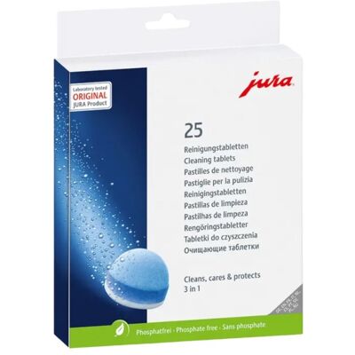 Jura dvojfázové čistiace tablety 25 ks Jura dvojfázové čistiace tablety 25 ks