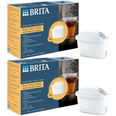 Brita Maxtra Pro Hard Water Expert filter 4 ks Brita Maxtra Pro Hard Water Expert filter 4 ks