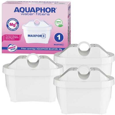 Aquaphor MAXFOR+ Mg filter do filtračnej kanvice 3 ks Aquaphor MAXFOR+ Mg filter do filtračnej kanvice 3 ks