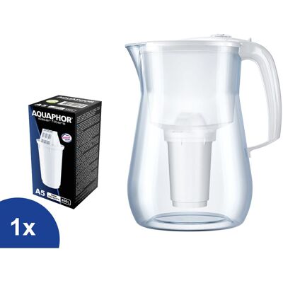 Aquaphor Provence biela filtračná kanvica 4,2 l + 1 ks filtra Aquaphor A5 Aquaphor Provence biela filtračná kanvica 4,2 l + 1 ks filtra Aquaphor A5