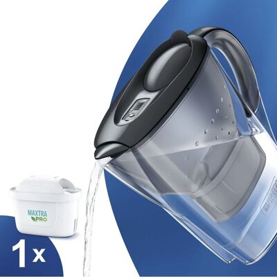 Brita Marella grafitová filtračná kanvica 2,4 l + 1 ks filtra Maxtra Pro Pure Performance Brita Marella grafitová filtračná kanvica 2,4 l + 1 ks filtra Maxtra Pro Pure Performance