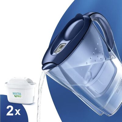 Brita Marella modrá filtračná kanvica 2,4 l + 2 ks filtra Maxtra Pro Pure Performance Brita Marella modrá filtračná kanvica 2,4 l + 2 ks filtra Maxtra Pro Pure Performance