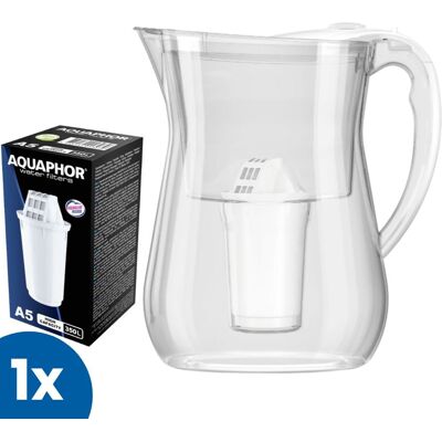 Aquaphor Lyon biela filtračná kanvica + 1 ks filtra Aquaphor A5 Aquaphor Lyon biela filtračná kanvica + 1 ks filtra Aquaphor A5