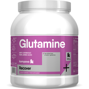 Kompava Glutamín 500 g/100 dávok Kompava Glutamín 500 g/100 dávok