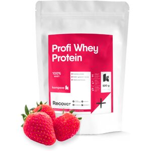 Kompava Profi WHEY Protein 500 g/16 dávok, jahoda Kompava Profi WHEY Protein 500 g/16 dávok, jahoda