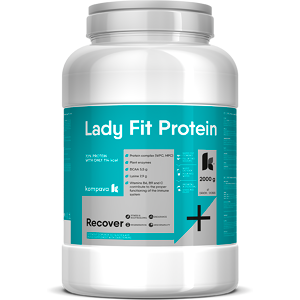 Kompava Lady Fit 2000 g/67 dávok, jahoda-malina Kompava Lady Fit 2000 g/67 dávok, jahoda-malina