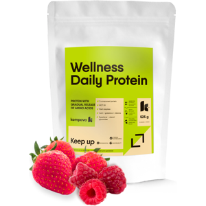 Kompava Wellness Daily Protein 525 g/15 dávok, jahoda-malina Kompava Wellness Daily Protein 525 g/15 dávok, jahoda-malina